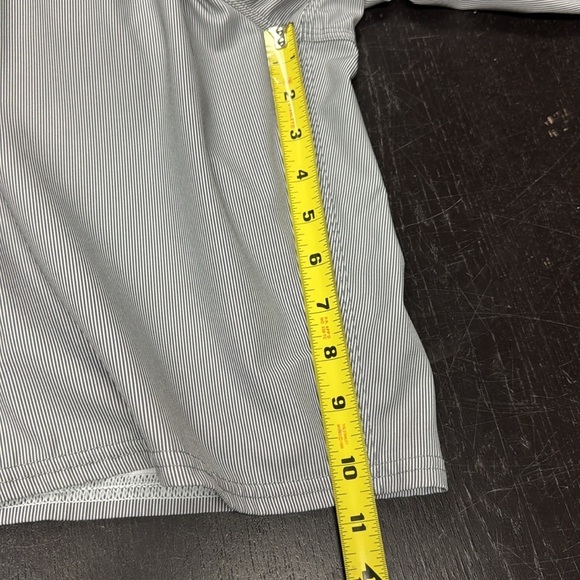 O’Neill hybrid, swim trunk flat front shorts subtle pinstripe gray 34 - Picture 12 of 15